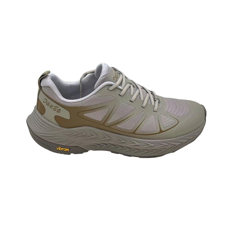 How do beige tones and dark brown geometric patterns create a stylish and minimalist look?